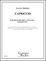 Capriccio Trumpet Tuba Duet with Piano P.O.D. cover